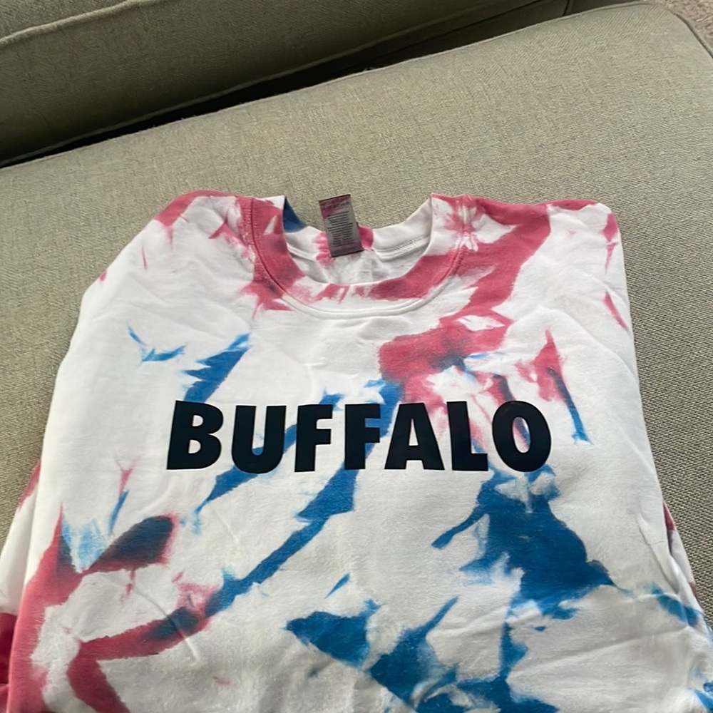 BUFFALO tie dye crewneck sweatshirt